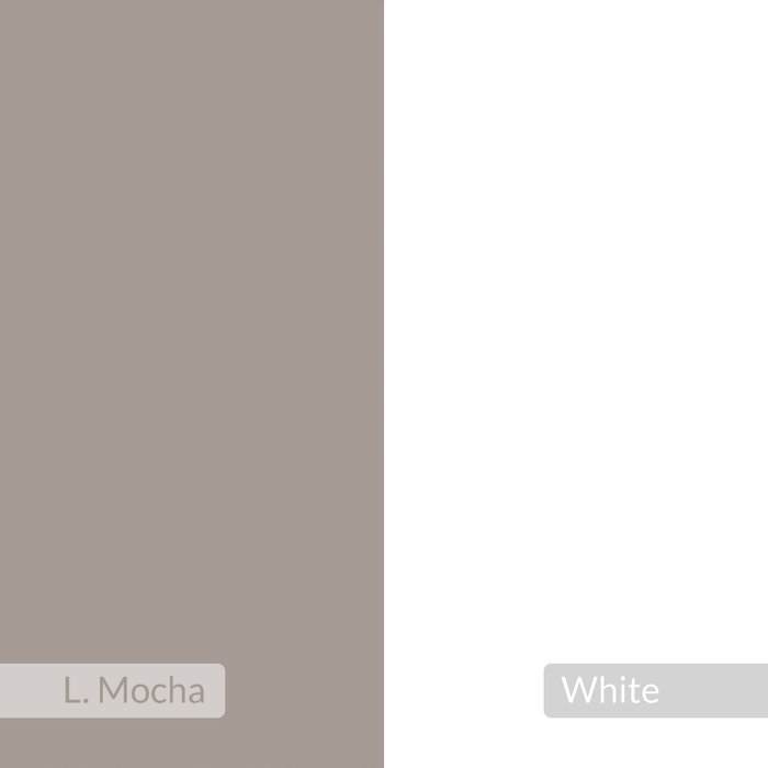 Hanah Home Gora 110 Consola Light Mocha y Blanca